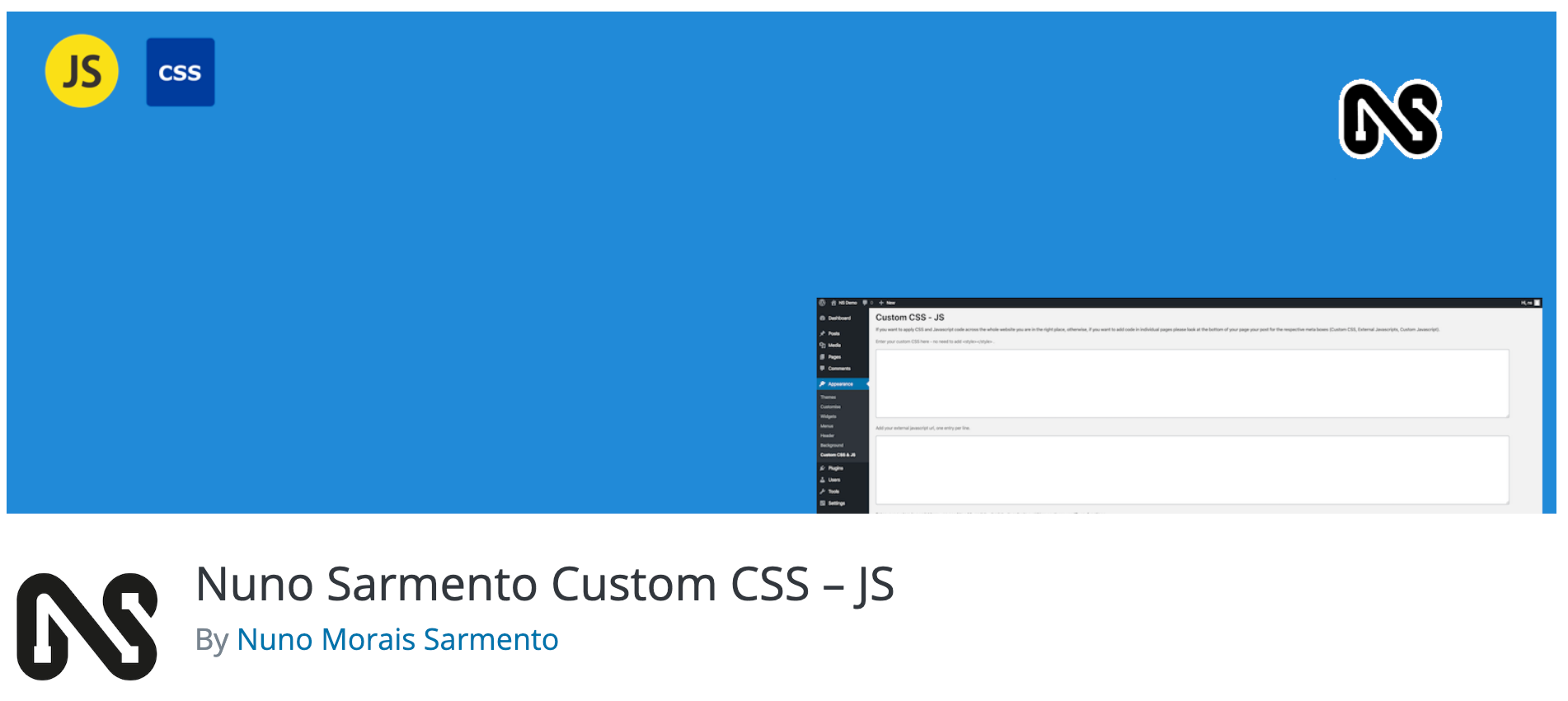 Custom CSS & JS