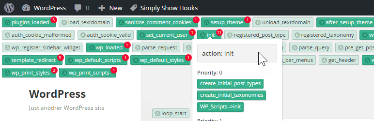 Simply Show Hooks